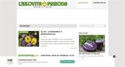 Desktop Screenshot of ljekovitapriroda.com